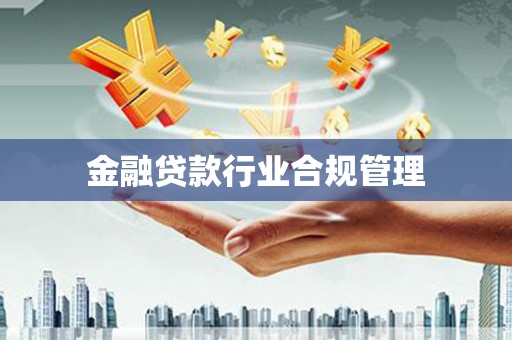 南开金融贷款行业合规管理