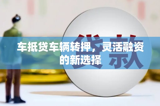 右玉车抵贷车辆转押，灵活融资的新选择