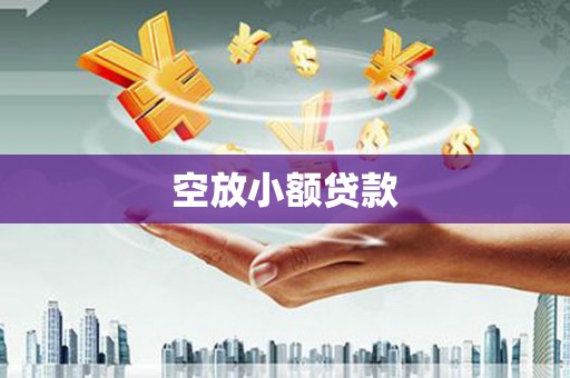 正安空放小额贷款