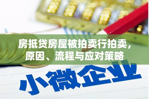 仁武房抵贷房屋被拍卖行拍卖，原因、流程与应对策略