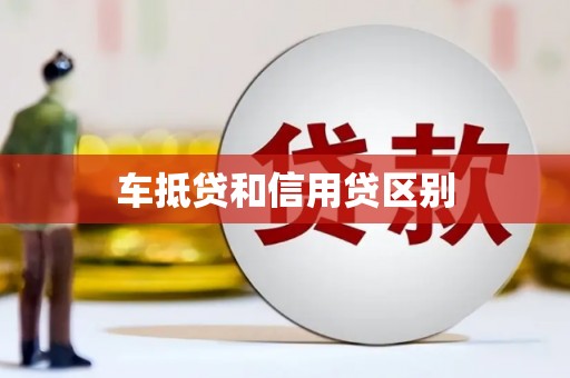 文昌车抵贷和信用贷区别