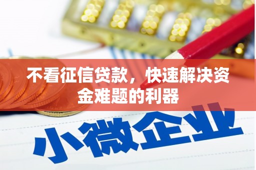铅山不看征信贷款，快速解决资金难题的利器