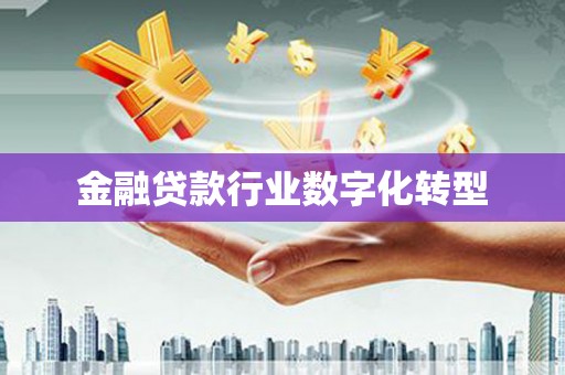 保山金融贷款行业数字化转型