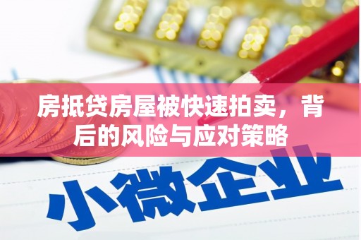 姚安房抵贷房屋被快速拍卖，背后的风险与应对策略