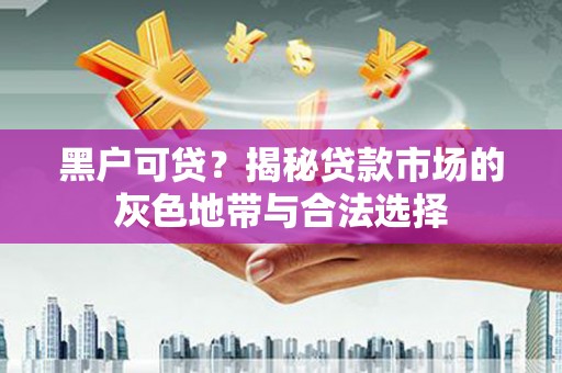 平川黑户可贷？揭秘贷款市场的灰色地带与合法选择