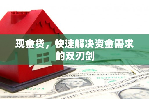 商水现金贷，快速解决资金需求的双刃剑