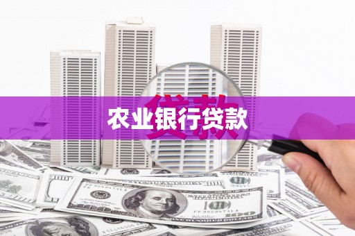 中寮农业银行贷款