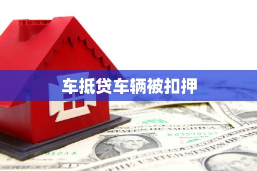 乐业车抵贷车辆被扣押