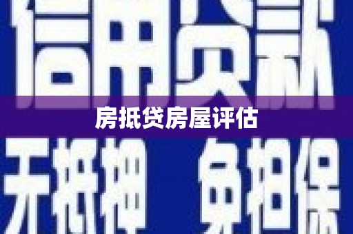 仑背房抵贷房屋评估