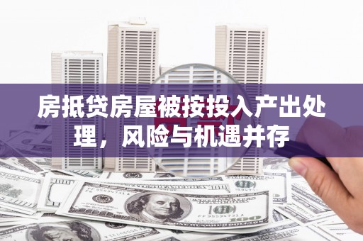 黎城房抵贷房屋被按投入产出处理，风险与机遇并存