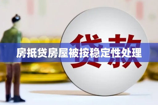 四湖房抵贷房屋被按稳定性处理