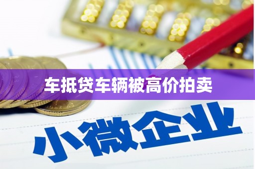 永善车抵贷车辆被高价拍卖