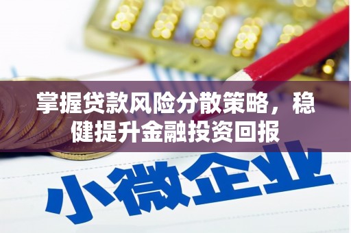 阜康掌握贷款风险分散策略，稳健提升金融投资回报