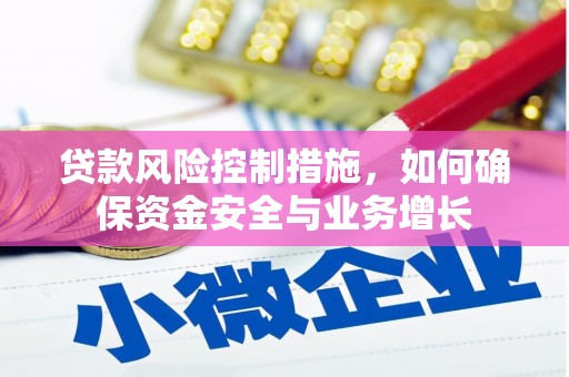 高邑贷款风险控制措施，如何确保资金安全与业务增长