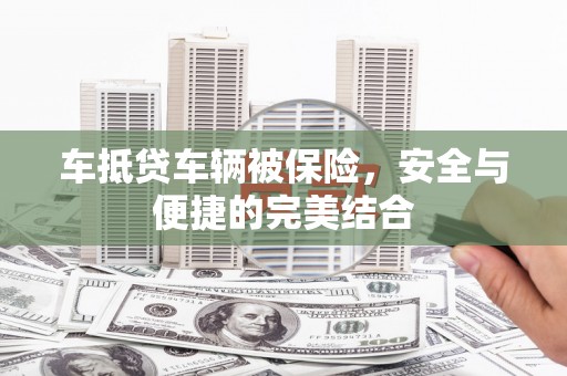 莲花车抵贷车辆被保险，安全与便捷的完美结合