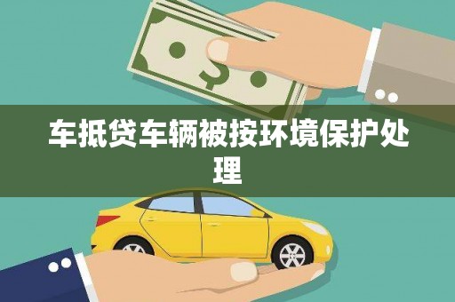 伊犁哈萨克车抵贷车辆被按环境保护处理