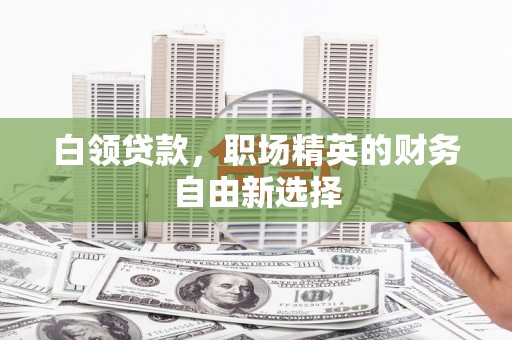黟县白领贷款，职场精英的财务自由新选择