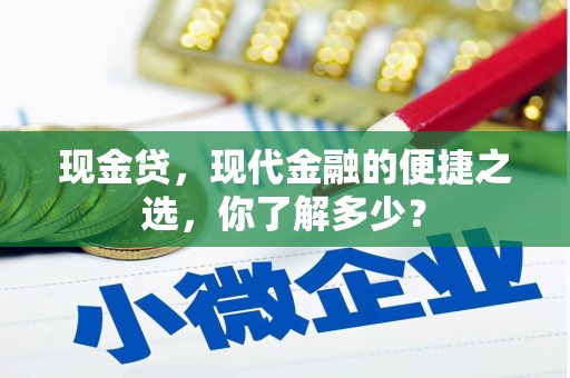 黟县现金贷，现代金融的便捷之选，你了解多少？