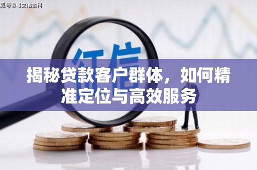 岳麓揭秘贷款客户群体，如何精准定位与高效服务