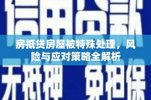利通房抵贷房屋被特殊处理，风险与应对策略全解析