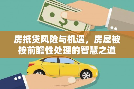 连南房抵贷风险与机遇，房屋被按前瞻性处理的智慧之道