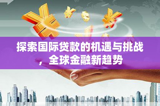 陇川探索国际贷款的机遇与挑战，全球金融新趋势