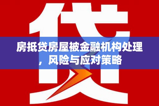 宁安房抵贷房屋被金融机构处理，风险与应对策略