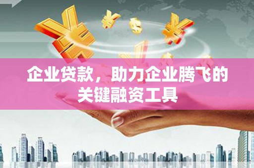 潼关企业贷款，助力企业腾飞的关键融资工具