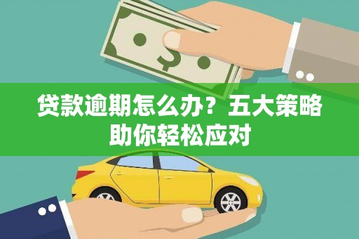 大鹏新区贷款逾期怎么办？五大策略助你轻松应对