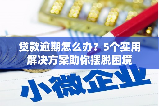 铁东贷款逾期怎么办？5个实用解决方案助你摆脱困境