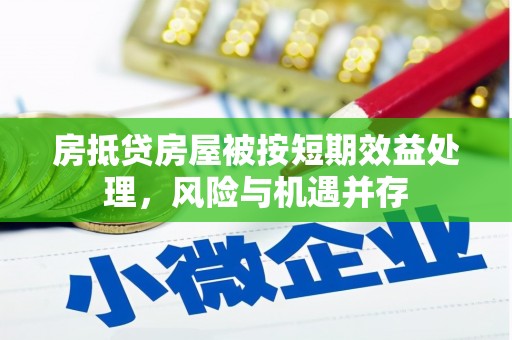 新源房抵贷房屋被按短期效益处理，风险与机遇并存