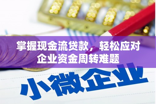 海沧掌握现金流贷款，轻松应对企业资金周转难题