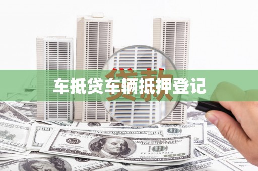 沧州车抵贷车辆抵押登记