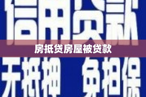 信义房抵贷房屋被贷款