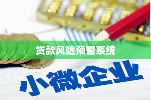 隆回贷款风险预警系统
