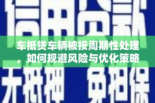 理塘车抵贷车辆被按周期性处理，如何规避风险与优化策略