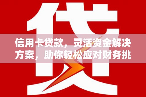 海勃湾信用卡贷款，灵活资金解决方案，助你轻松应对财务挑战