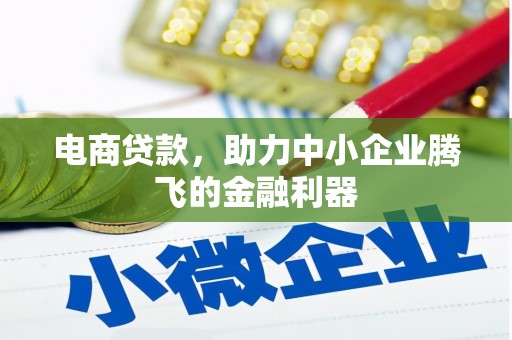 鄄城电商贷款，助力中小企业腾飞的金融利器