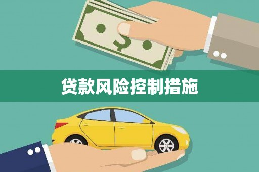 抚远贷款风险控制措施