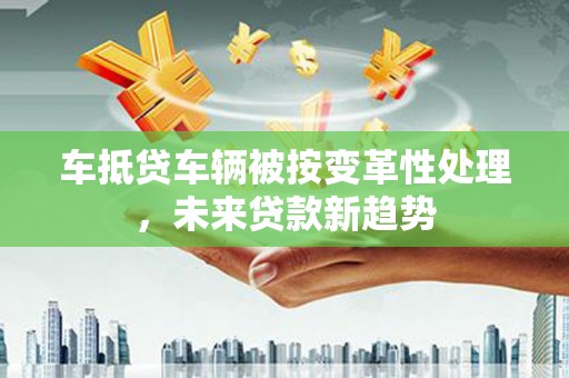 三亚车抵贷车辆被按变革性处理，未来贷款新趋势