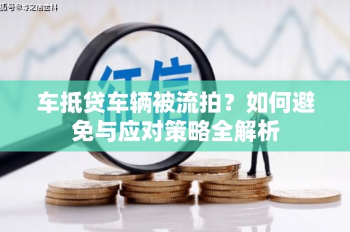 溪湖车抵贷车辆被流拍？如何避免与应对策略全解析