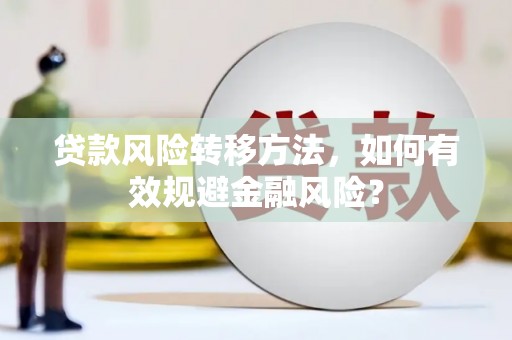 新兴贷款风险转移方法，如何有效规避金融风险？
