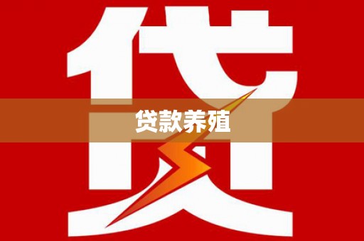 新建贷款养殖