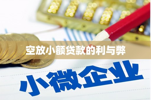 文水空放小额贷款的利与弊
