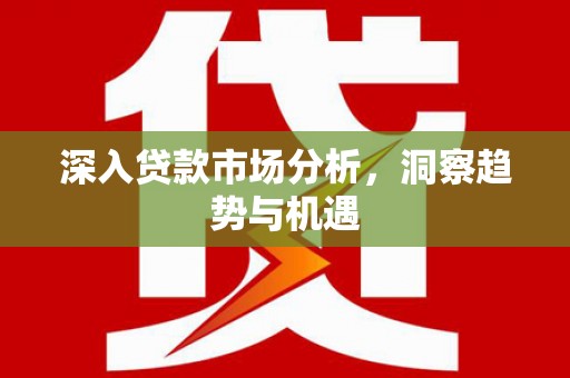 炉霍深入贷款市场分析，洞察趋势与机遇