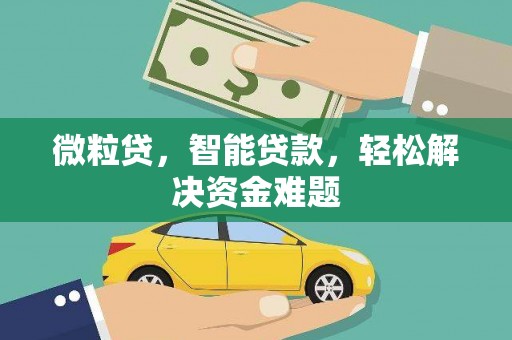 青海微粒贷，智能贷款，轻松解决资金难题