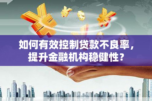 嘉模堂区如何有效控制贷款不良率，提升金融机构稳健性？