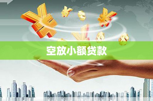 汉阳空放小额贷款