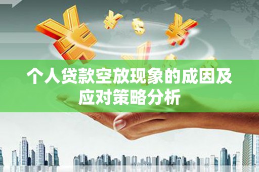 麻城个人贷款空放现象的成因及应对策略分析