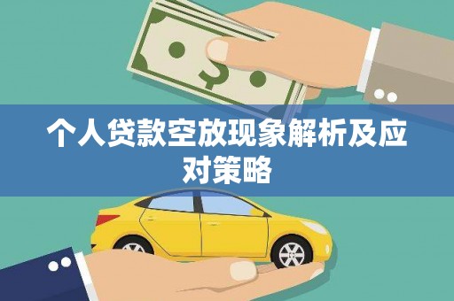 九如个人贷款空放现象解析及应对策略